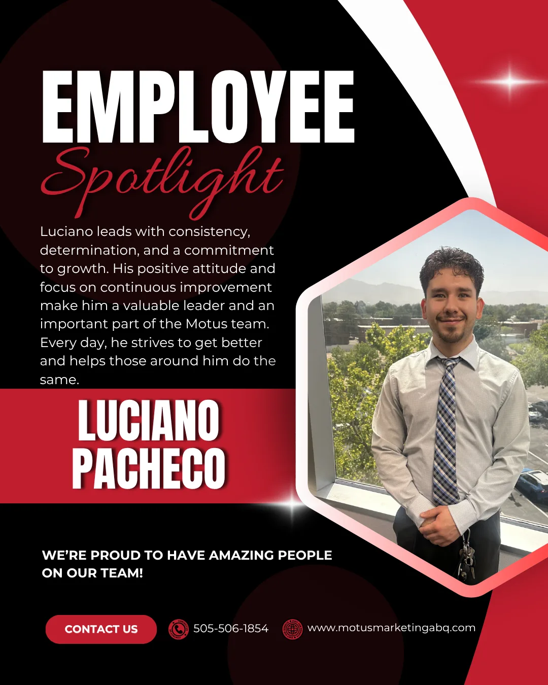 Employee Spotlight — Luciano Pacheco, Motus Marketing