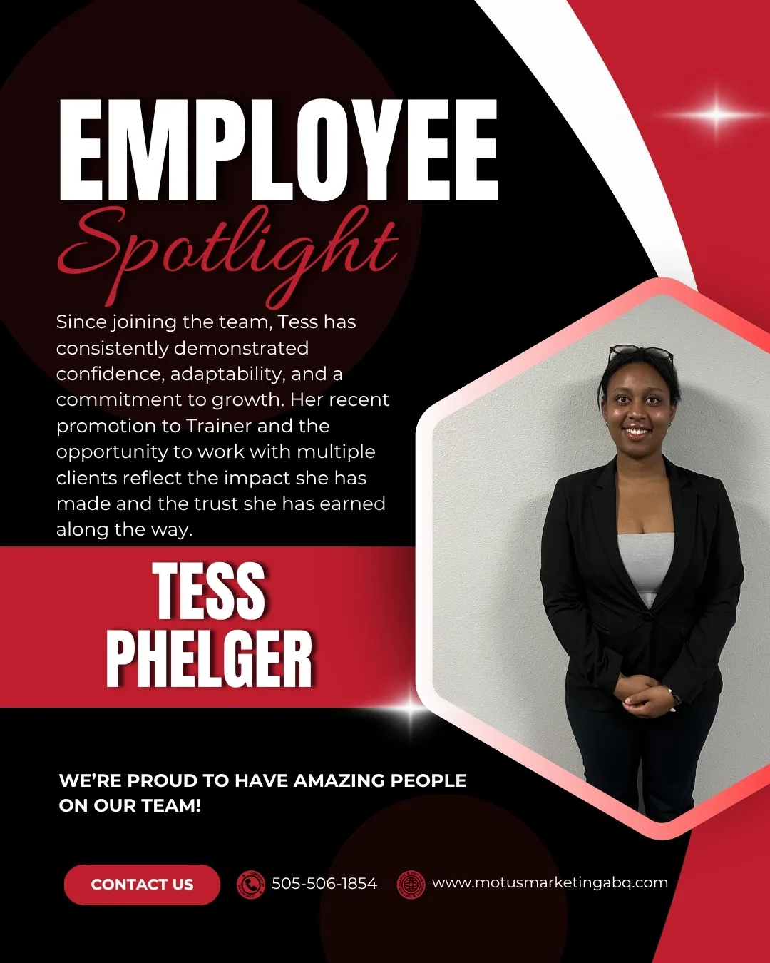 Employee Spotlight — Tess Phelger, Motus Marketing